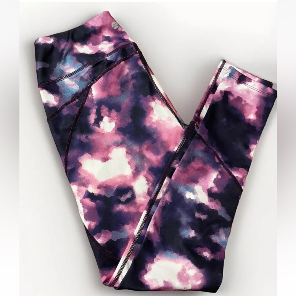 APANA Multicolor High Waisted Yoga Capri Leggings Sz S | Ultra-soft, Lightweight